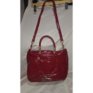 Marc By Marc Jacobs Cabernet Red Tote with Gold Accents